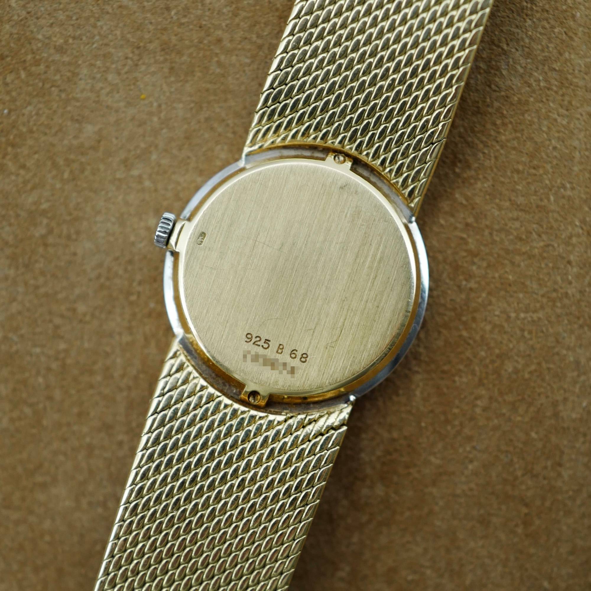 Piaget - Piaget Yellow Gold Tigers Eye Diamond Watch Ref. 925 - The Keystone Watches