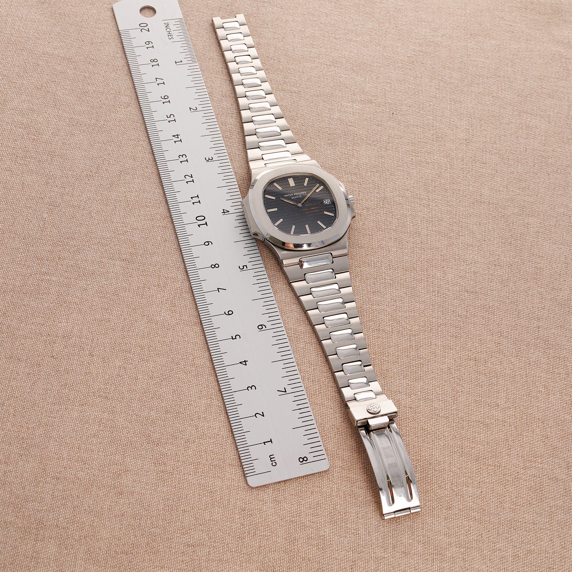 Patek Philippe Tropical Dial Nautilus Ref. 3700 with Original Box and Papers