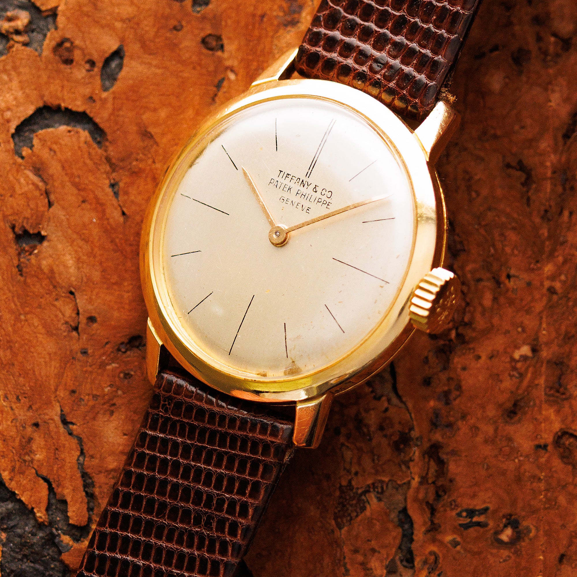 Patek Philippe Yellow Gold Calatrava Watch Ref. 2593, Retailed by Tiffany & Co.