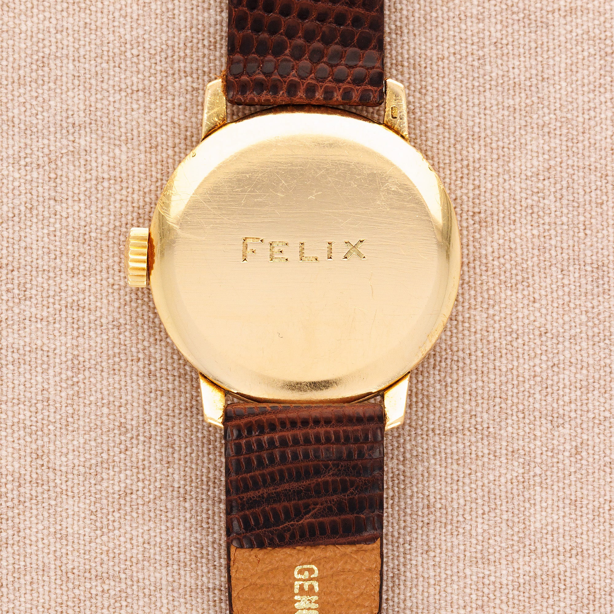 Patek Philippe Yellow Gold Calatrava Watch Ref. 2593, Retailed by Tiffany & Co.