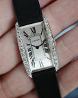 Cartier - Cartier Paris White Gold Diamond Tank Watch, Movement by Vacheron Constantin - The Keystone Watches