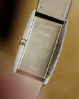 Cartier Paris White Gold Diamond Tank Watch, Movement by Vacheron Constantin