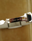 Cartier Paris White Gold Diamond Tank Watch, Movement by Vacheron Constantin