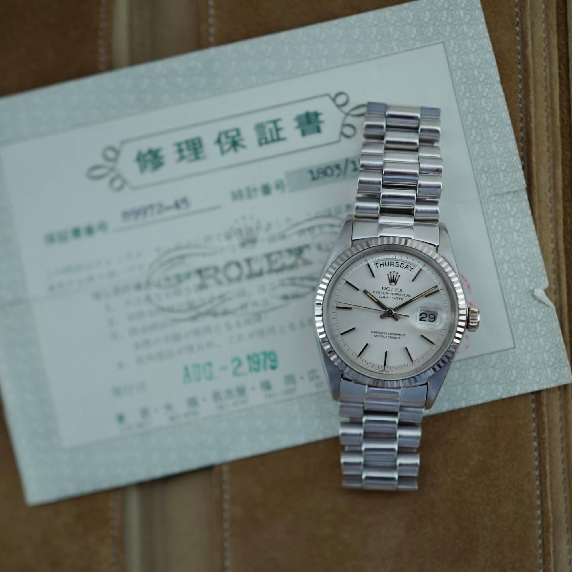 Rolex - Rolex White Gold Day-Date Ref. 1803 - The Keystone Watches