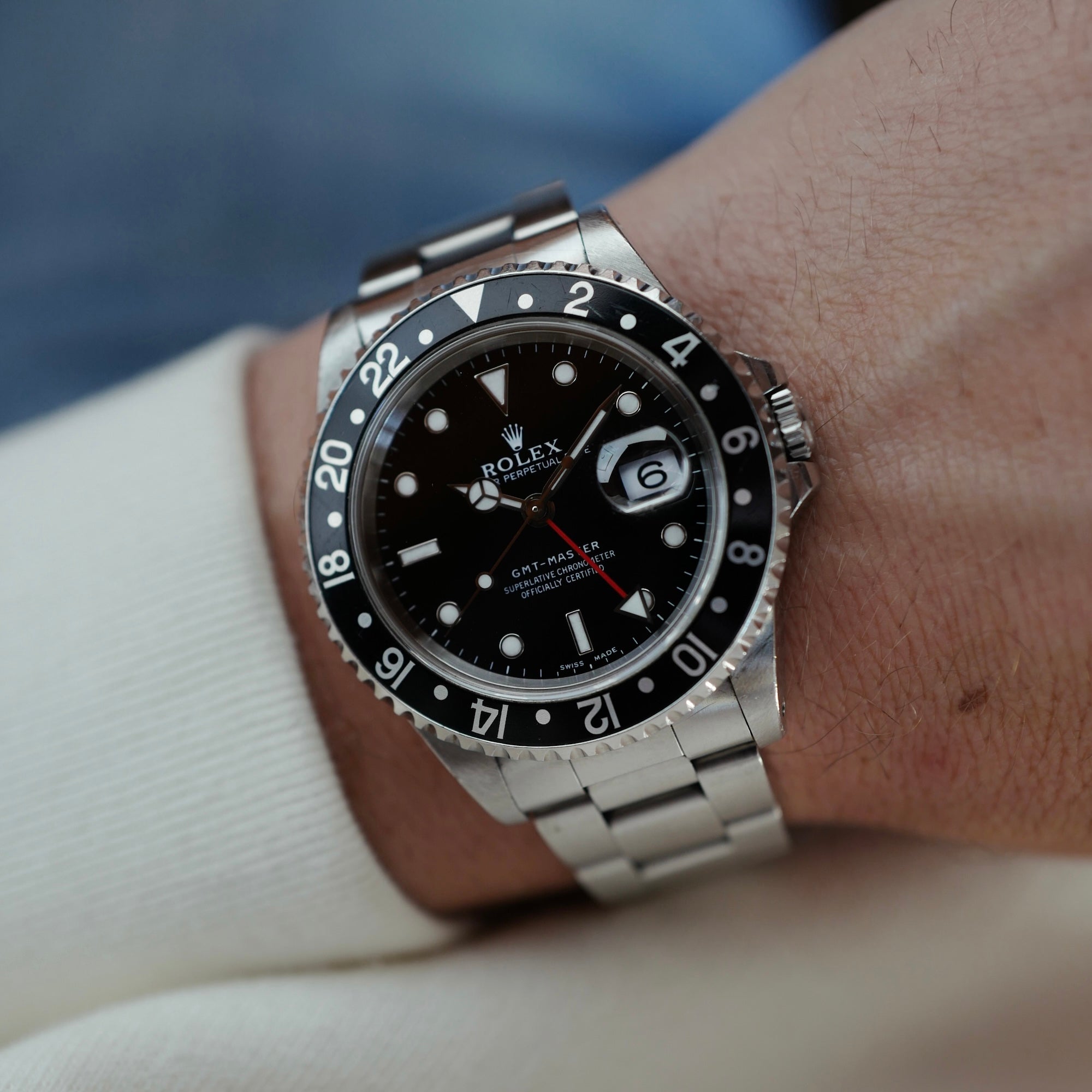 Rolex Steel GMT Master Ref. 16700 with Punched Papers
