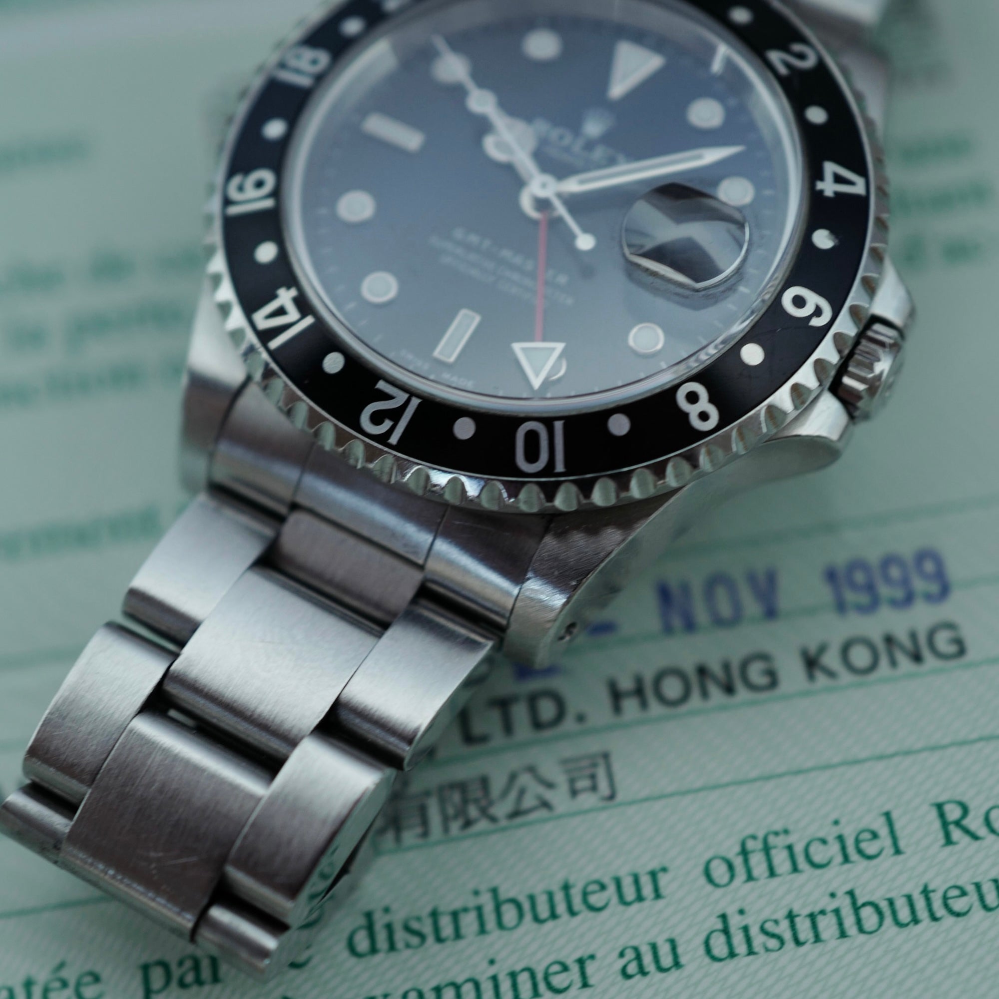 Rolex Steel GMT Master Ref. 16700 with Punched Papers