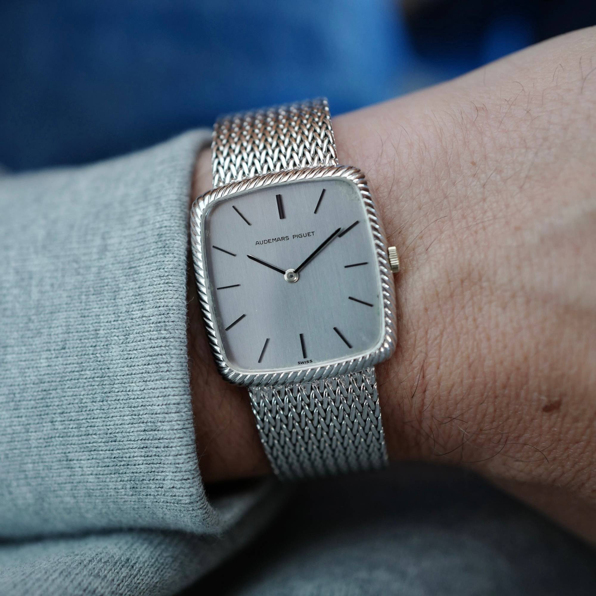 Audemars Piguet - Audemars Piguet White Gold Square Watch - The Keystone Watches