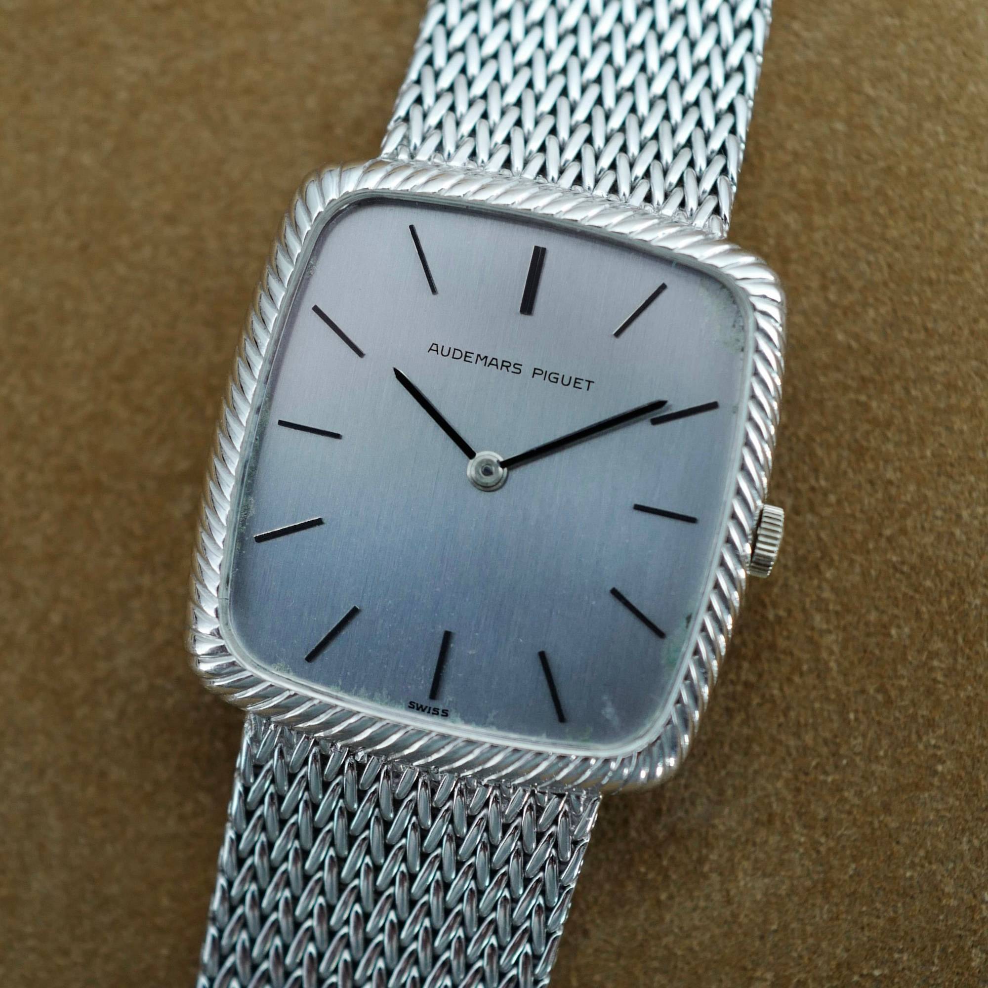 Audemars Piguet - Audemars Piguet White Gold Square Watch - The Keystone Watches