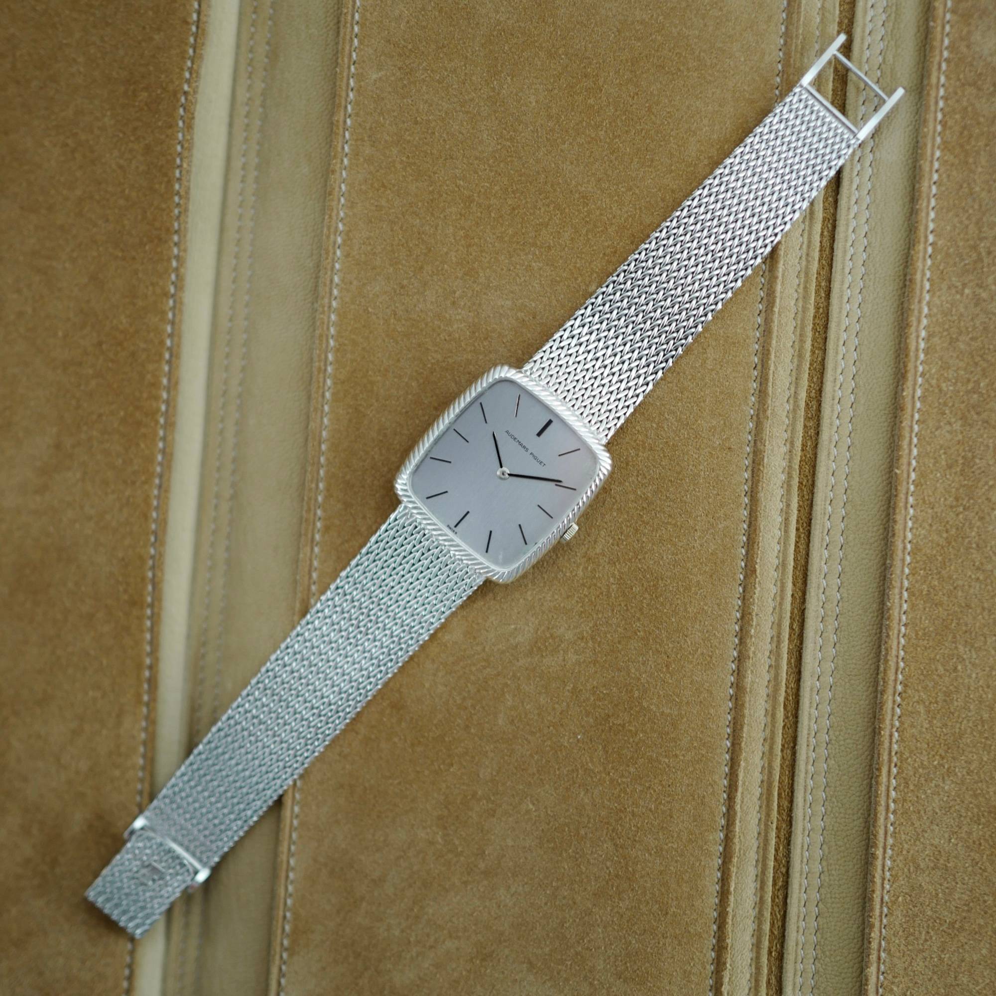 Audemars Piguet - Audemars Piguet White Gold Square Watch - The Keystone Watches