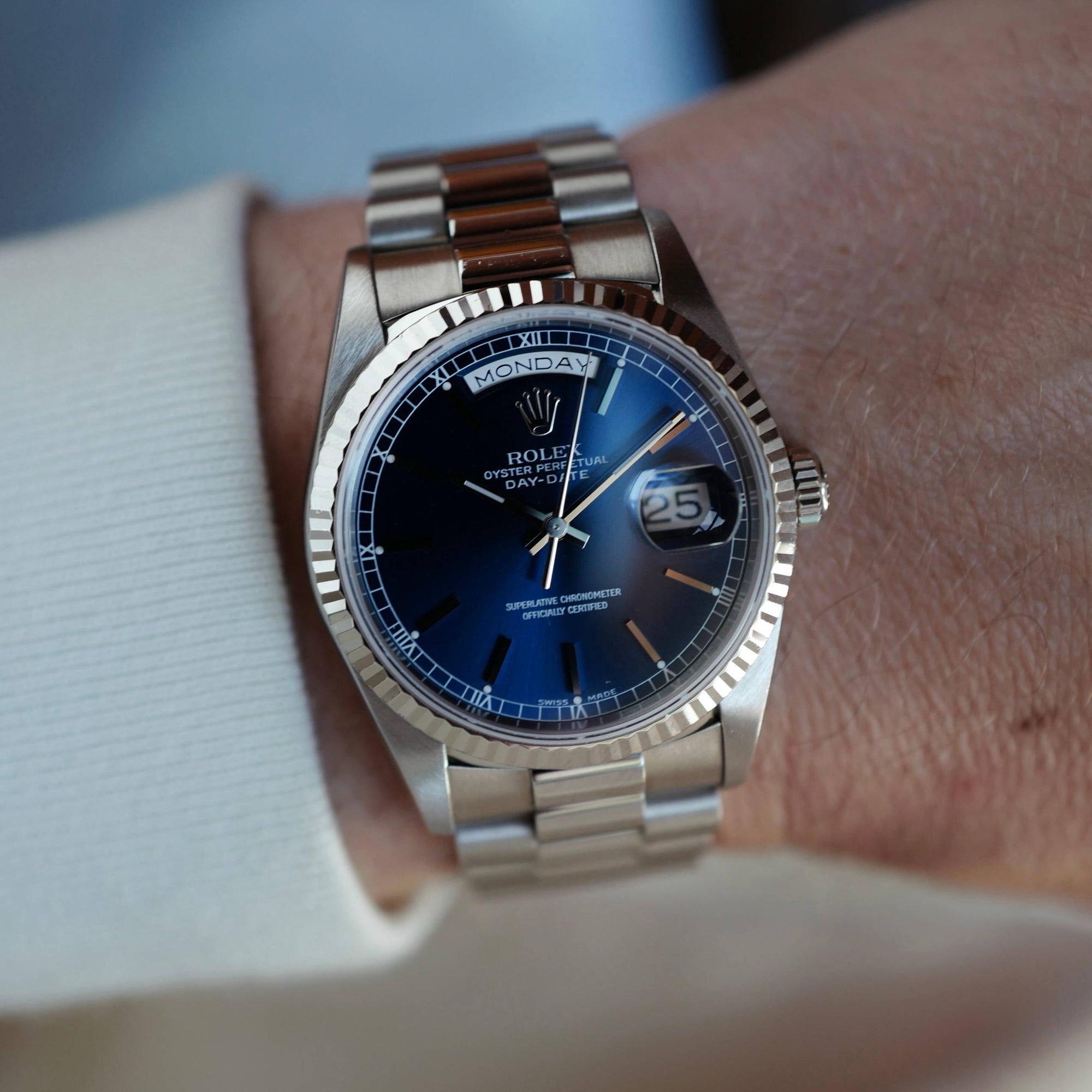 Rolex - Rolex White Gold Day-Date Ref. 18239 - The Keystone Watches