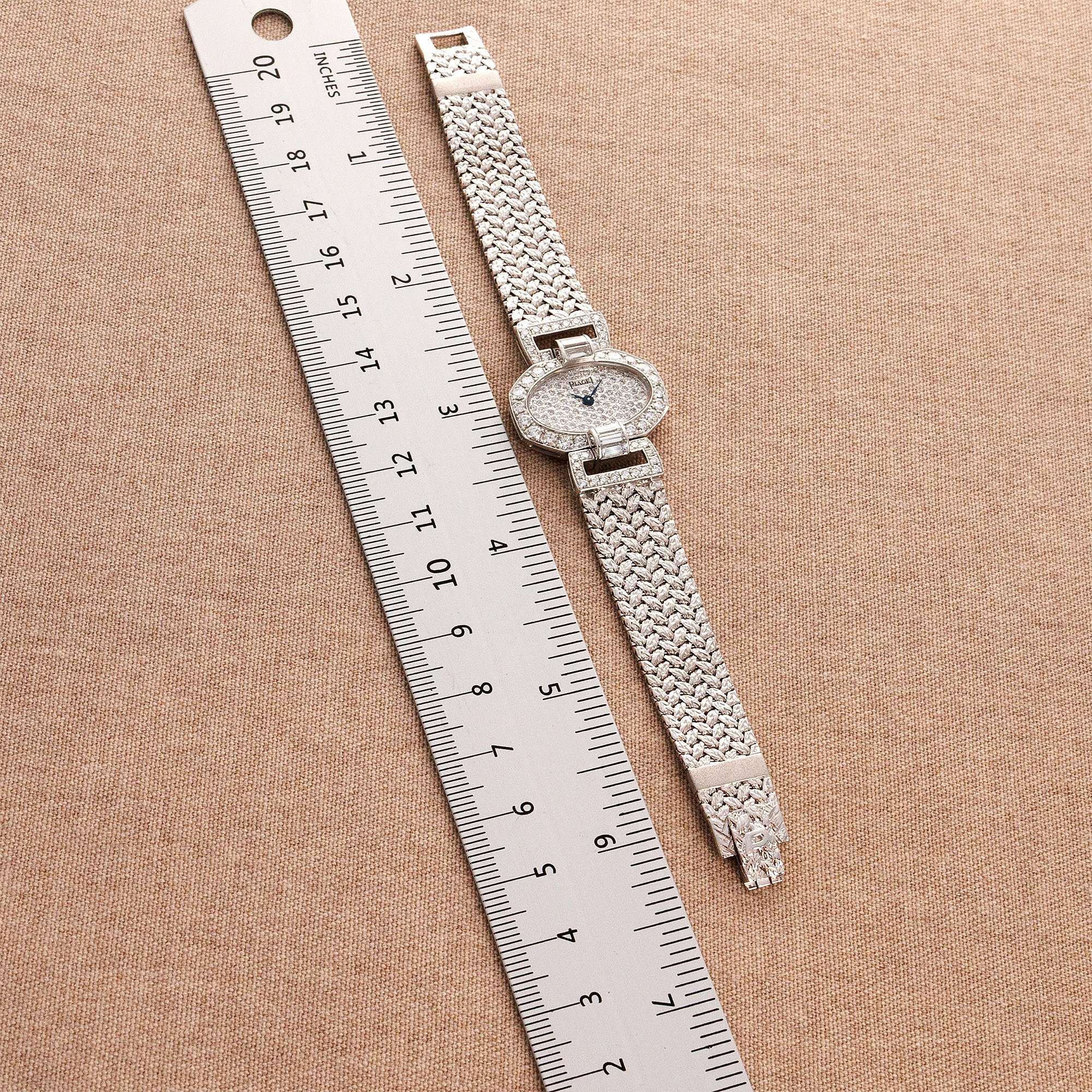 Piaget - Piaget White Gold and Diamond Watch Ref. 4515D2 with Original Papers - The Keystone Watches
