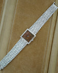 Piaget White Gold Vintage Bracelet Watch Ref. 9353 with Wood Dial