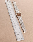 Piaget White Gold Vintage Bracelet Watch Ref. 9353 with Wood Dial