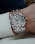 Audemars Piguet - Audemars Piguet White Gold Royal Oak Watch Ref. 14813 with Mother of Pearl Dial (New Arrival) - The Keystone Watches