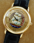 Ulysse Nardin Yellow Gold San Marco Ref. 131-77-9 with Cloisonne Ship Dial