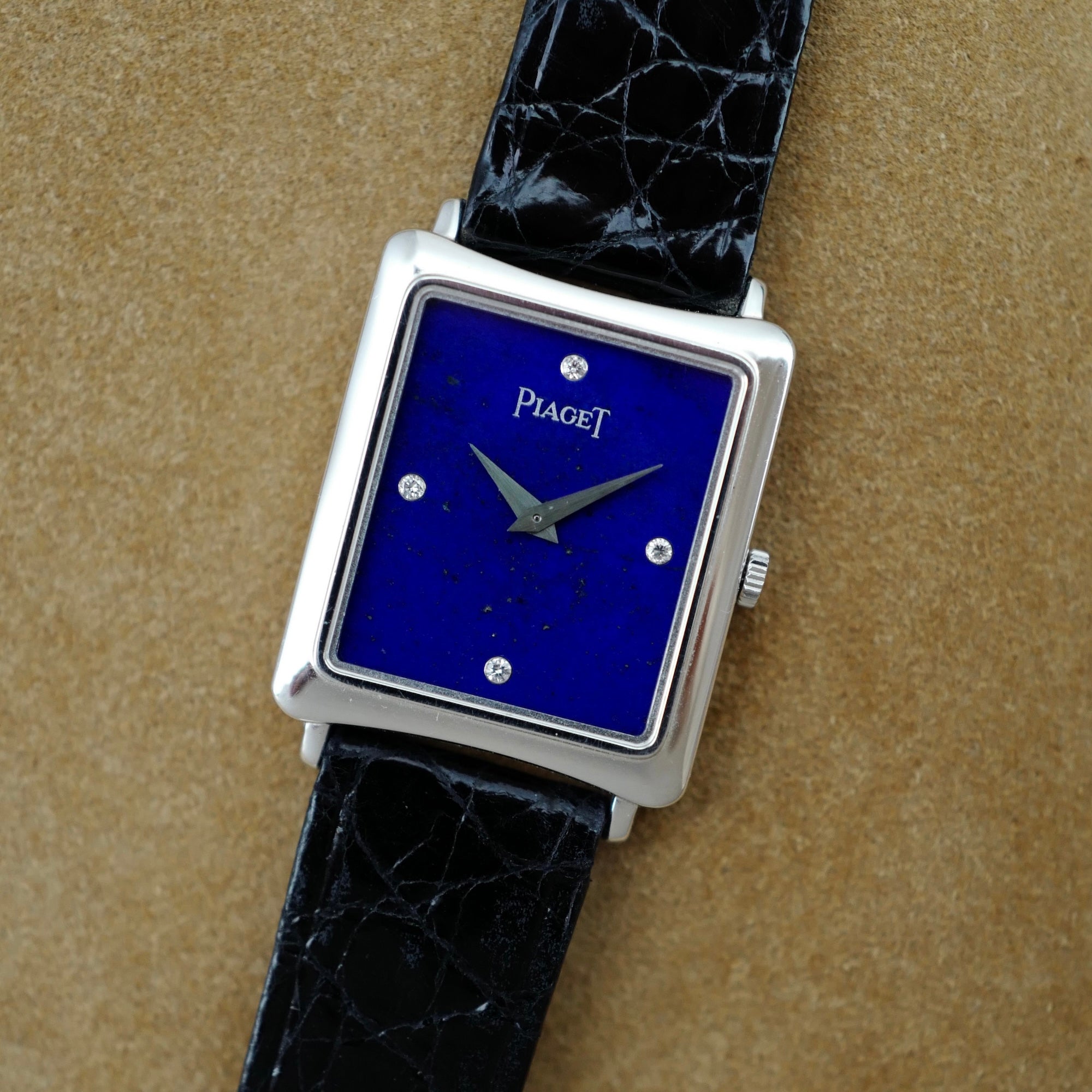 Piaget - Piaget White Gold Watch Ref. 9254 with Lapis Lazuli Dial - The Keystone Watches