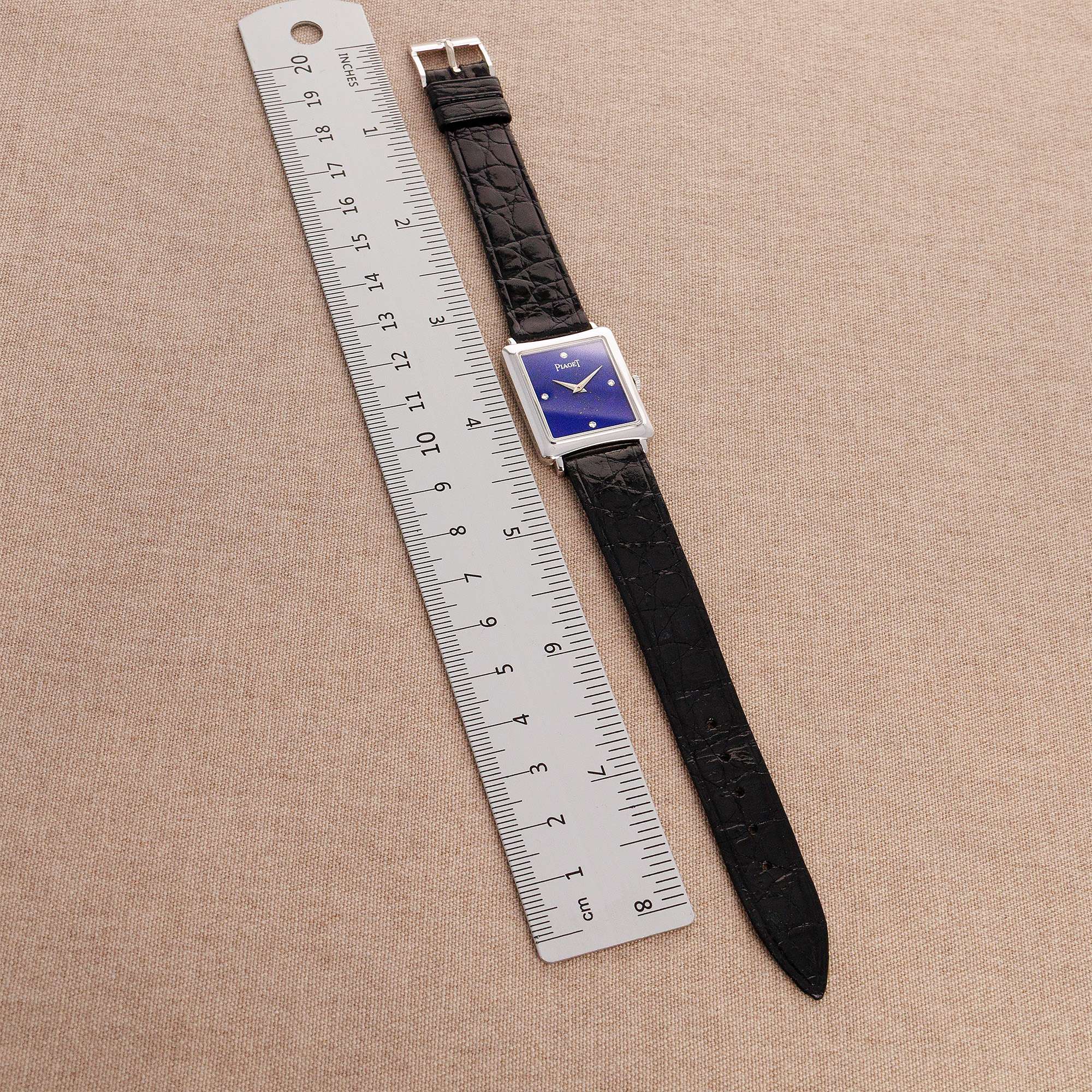 Piaget - Piaget White Gold Watch Ref. 9254 with Lapis Lazuli Dial - The Keystone Watches