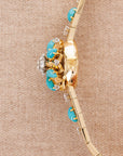Patek Philippe Yellow Gold Diamond & Turquoise Cover Watch Ref. 3006 with Archives