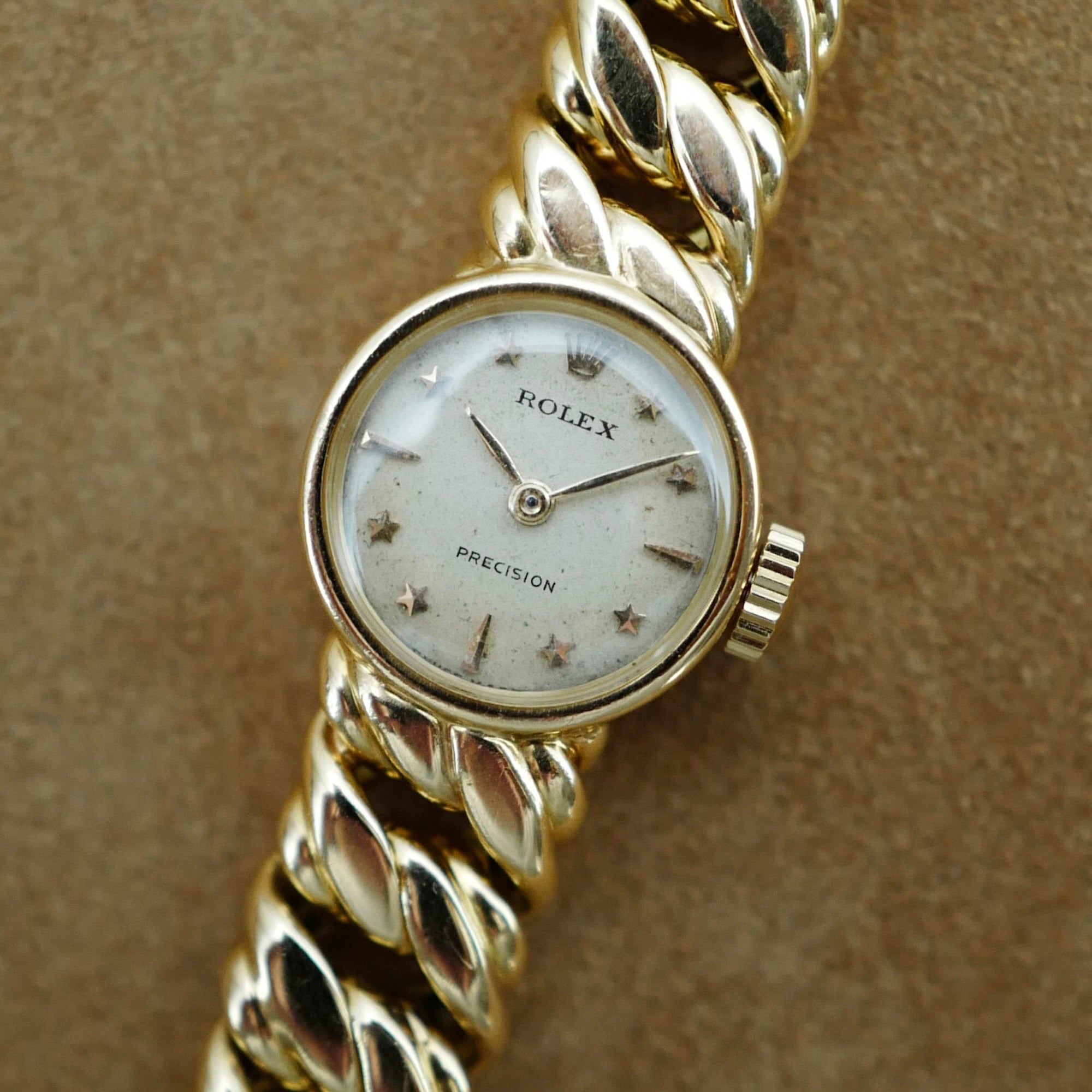 Rolex - Rolex Yellow Gold Precision Star Dial Watch - The Keystone Watches