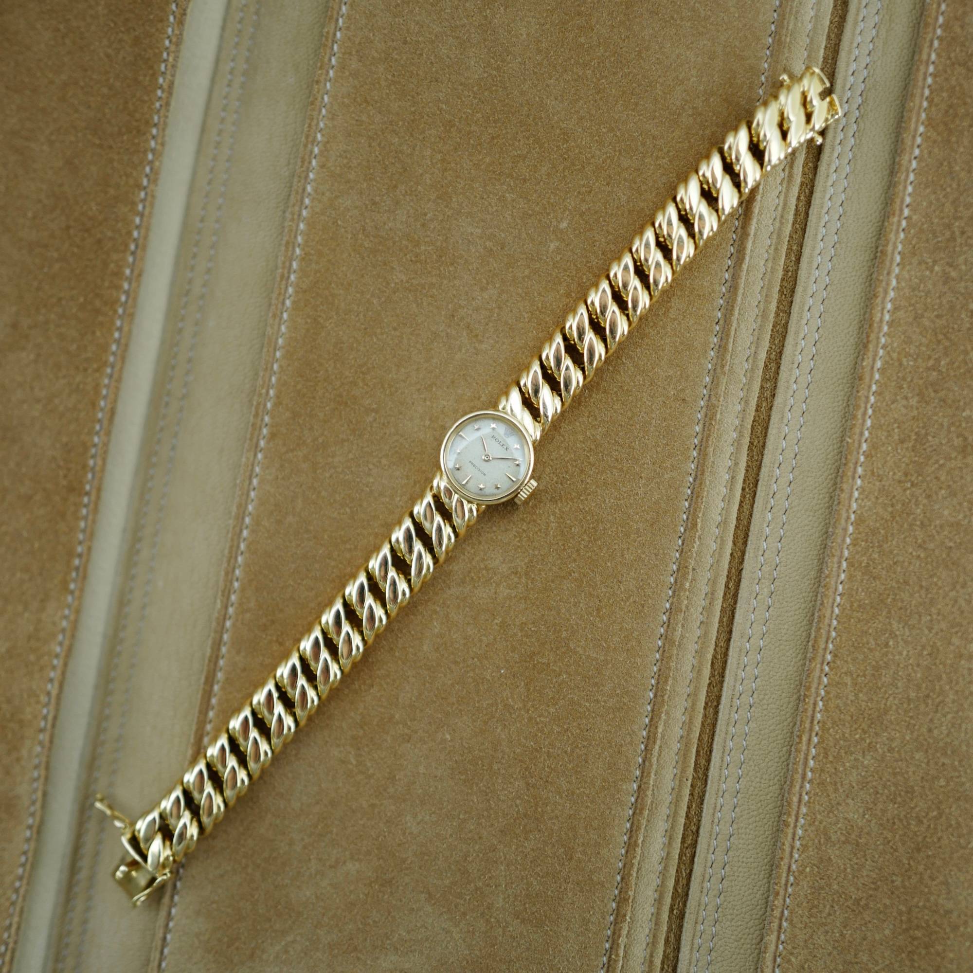 Rolex - Rolex Yellow Gold Precision Star Dial Watch - The Keystone Watches