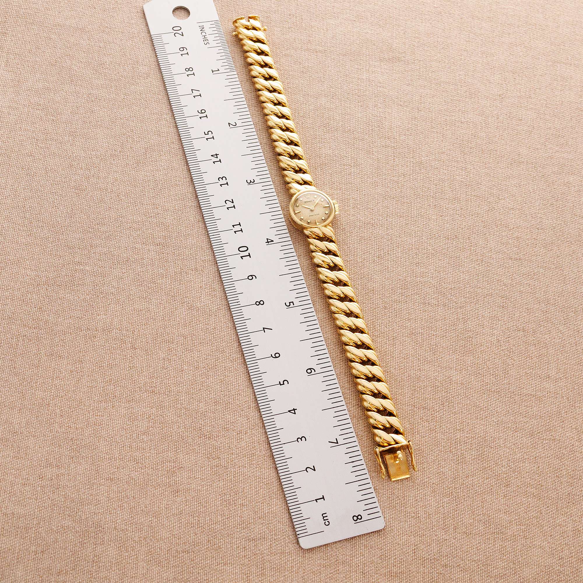 Rolex - Rolex Yellow Gold Precision Star Dial Watch - The Keystone Watches
