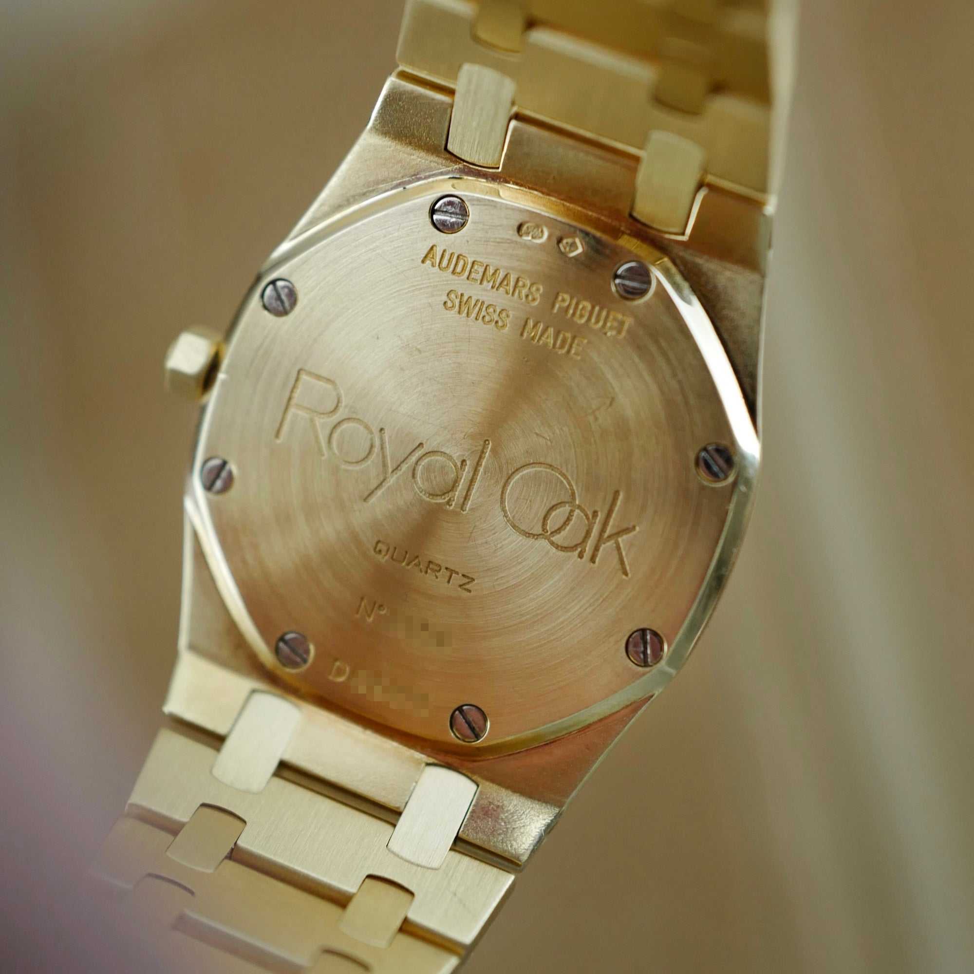 Audemars Piguet - Audemars Piguet Yellow Gold Royal Oak Watch Ref. 56343 with Pave Diamond Dials - The Keystone Watches