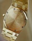 Audemars Piguet - Audemars Piguet Yellow Gold Royal Oak Watch Ref. 56343 with Pave Diamond Dials - The Keystone Watches