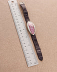 Cartier White Gold Baignoire Allongee with Diamond and Sapphire Pave Dial Ref. 2514