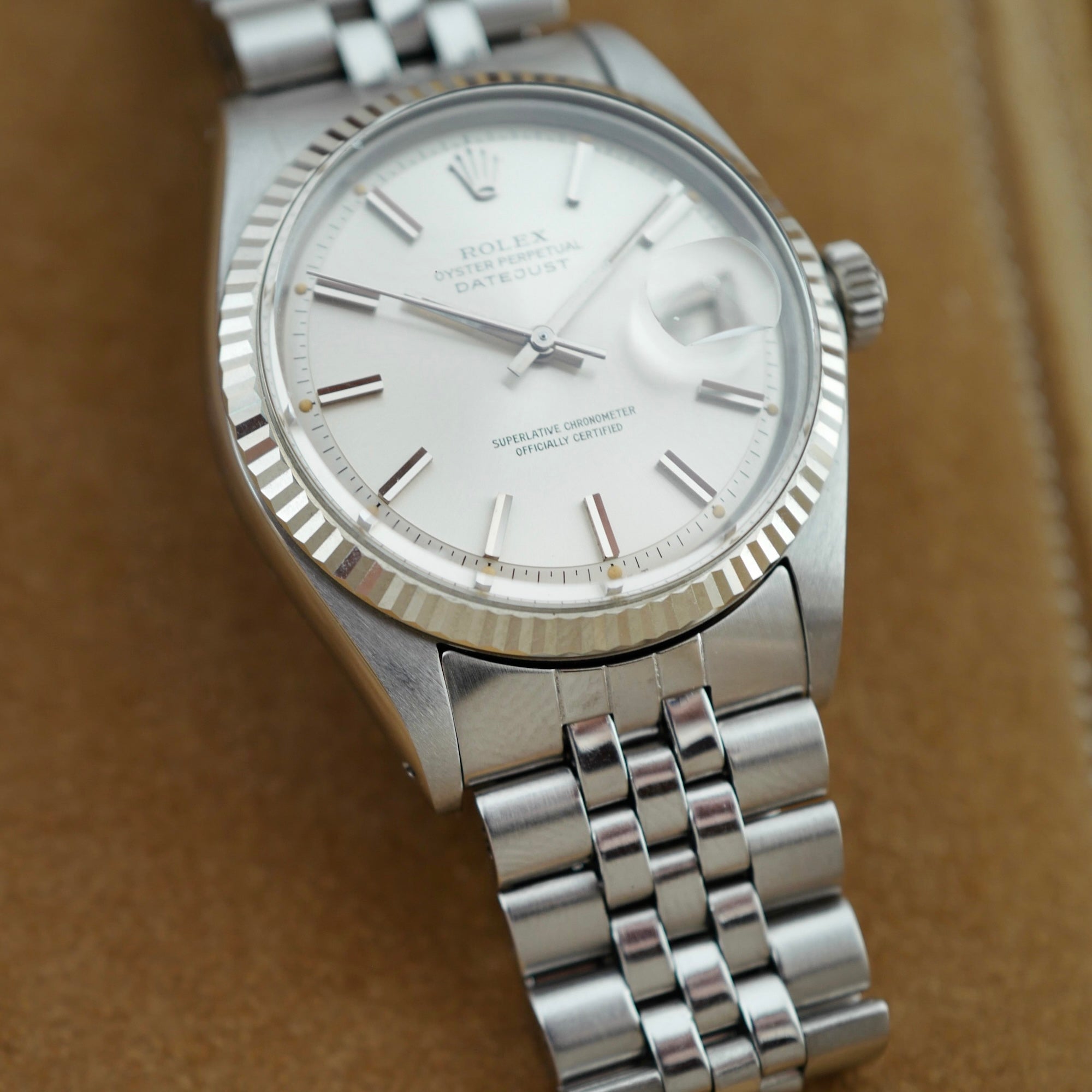 Rolex Steel Datejust Ref. 1601 in NOS with Punched Paper (New Arrival)