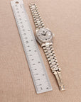 Rolex - Rolex White Gold Day-Date Bark Pave Diamond Watch Ref. 18079 - The Keystone Watches