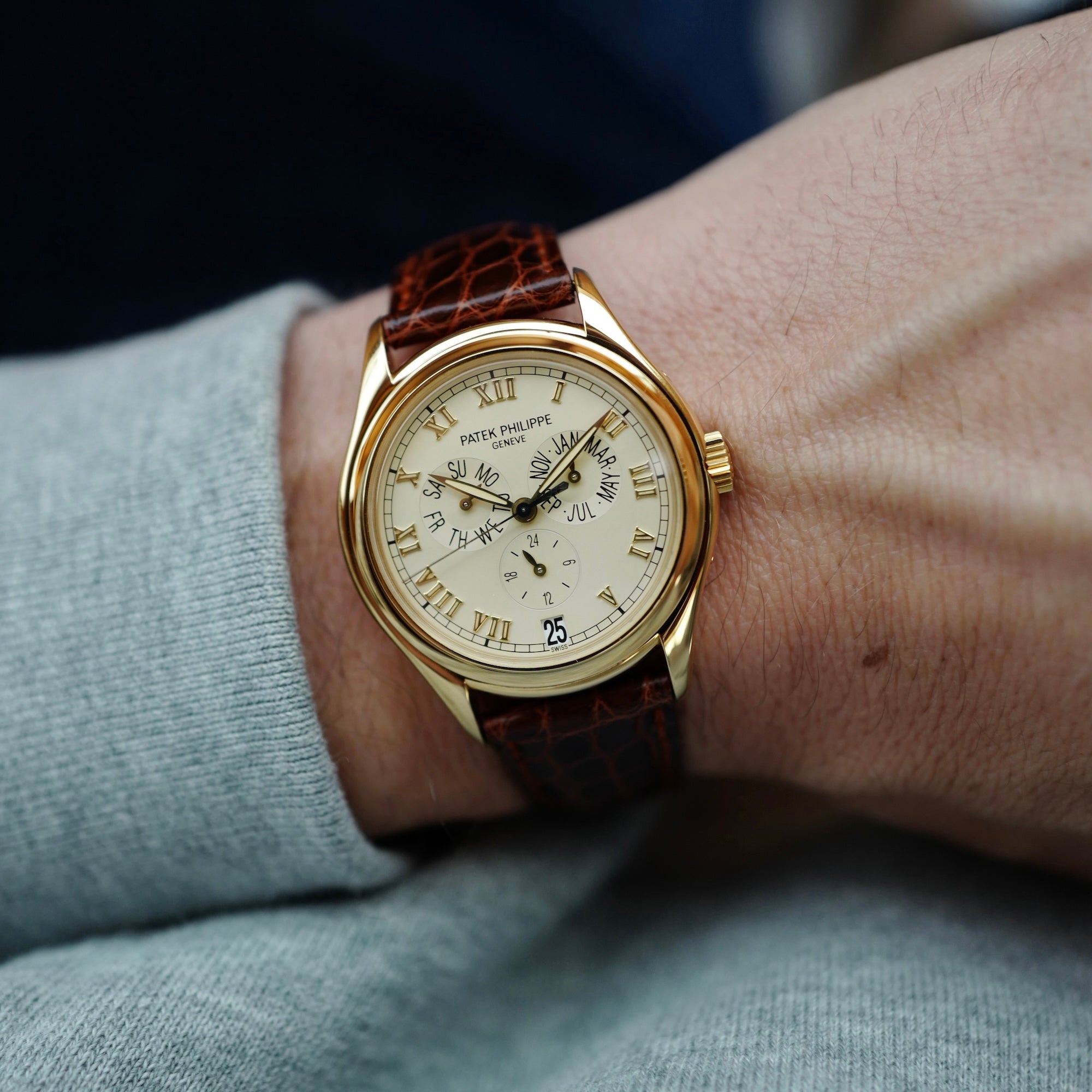 Patek Philippe - Patek Philippe Yellow Gold Annual Calendar Watch Ref. 5035J - The Keystone Watches