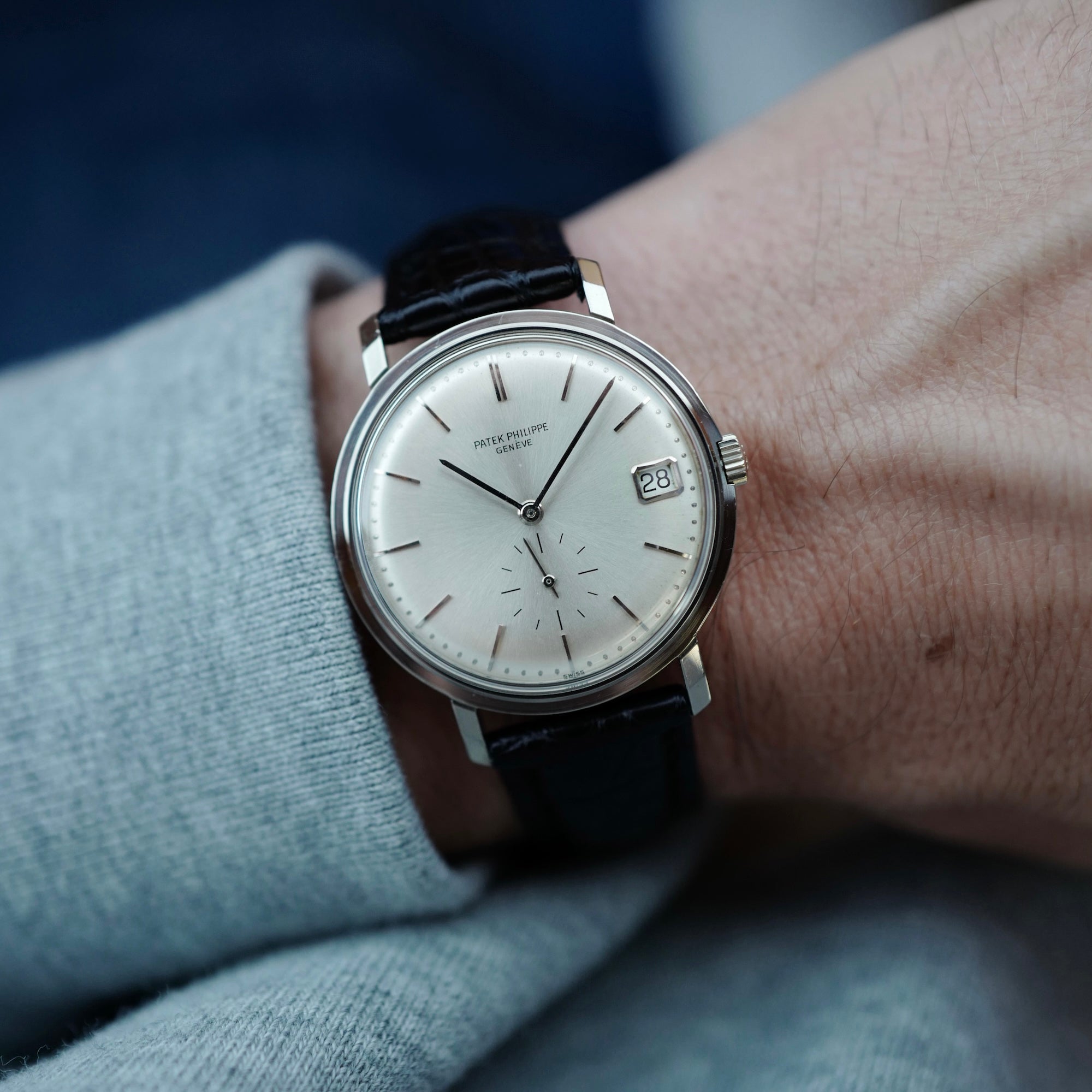 Patek Philippe - Patek Philippe White Gold Calatrava Ref. 3445 - The Keystone Watches
