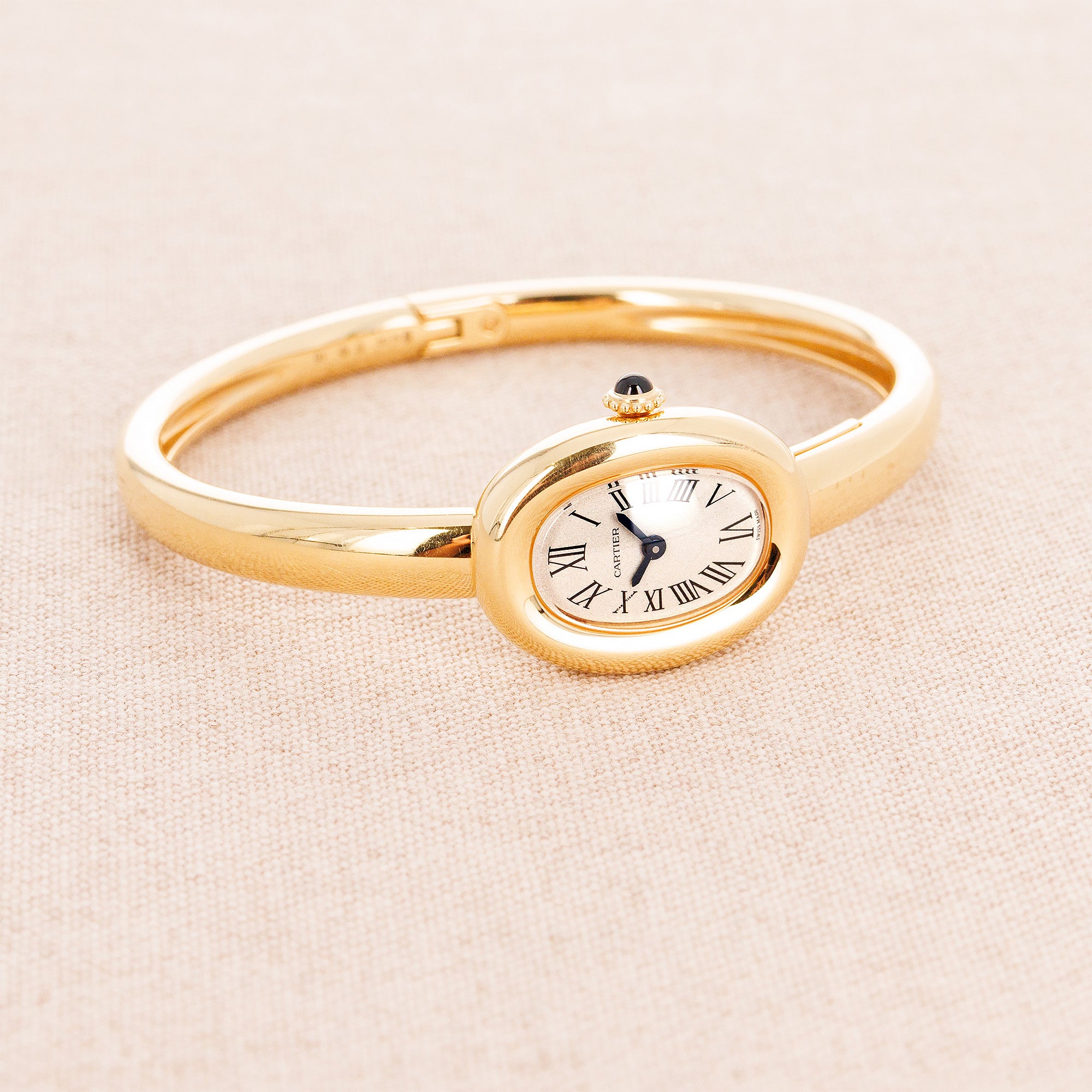 Cartier Yellow Gold Baignoire Bangle Watch Ref. WGBA0021