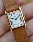 Cartier - Cartier Yellow Gold Vintage Ladies Tank Ref. W1003153 - The Keystone Watches