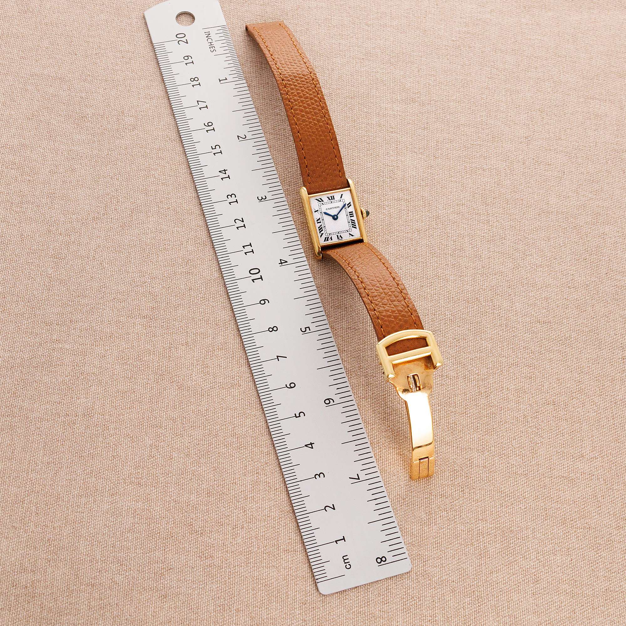 Cartier - Cartier Yellow Gold Vintage Ladies Tank Ref. W1003153 - The Keystone Watches