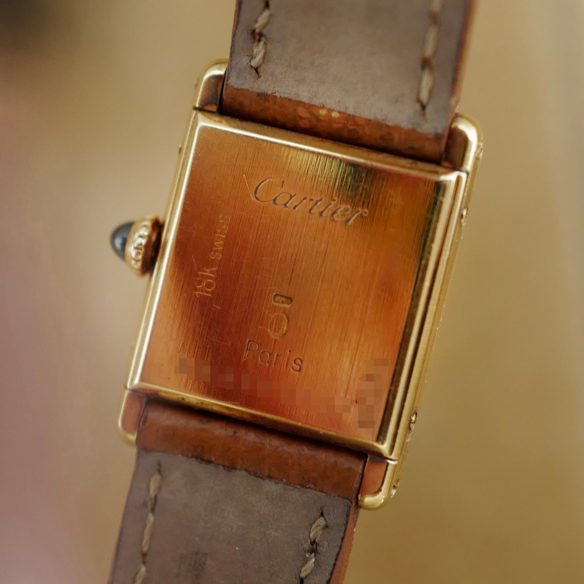 Cartier - Cartier Yellow Gold Vintage Ladies Tank Ref. W1003153 - The Keystone Watches