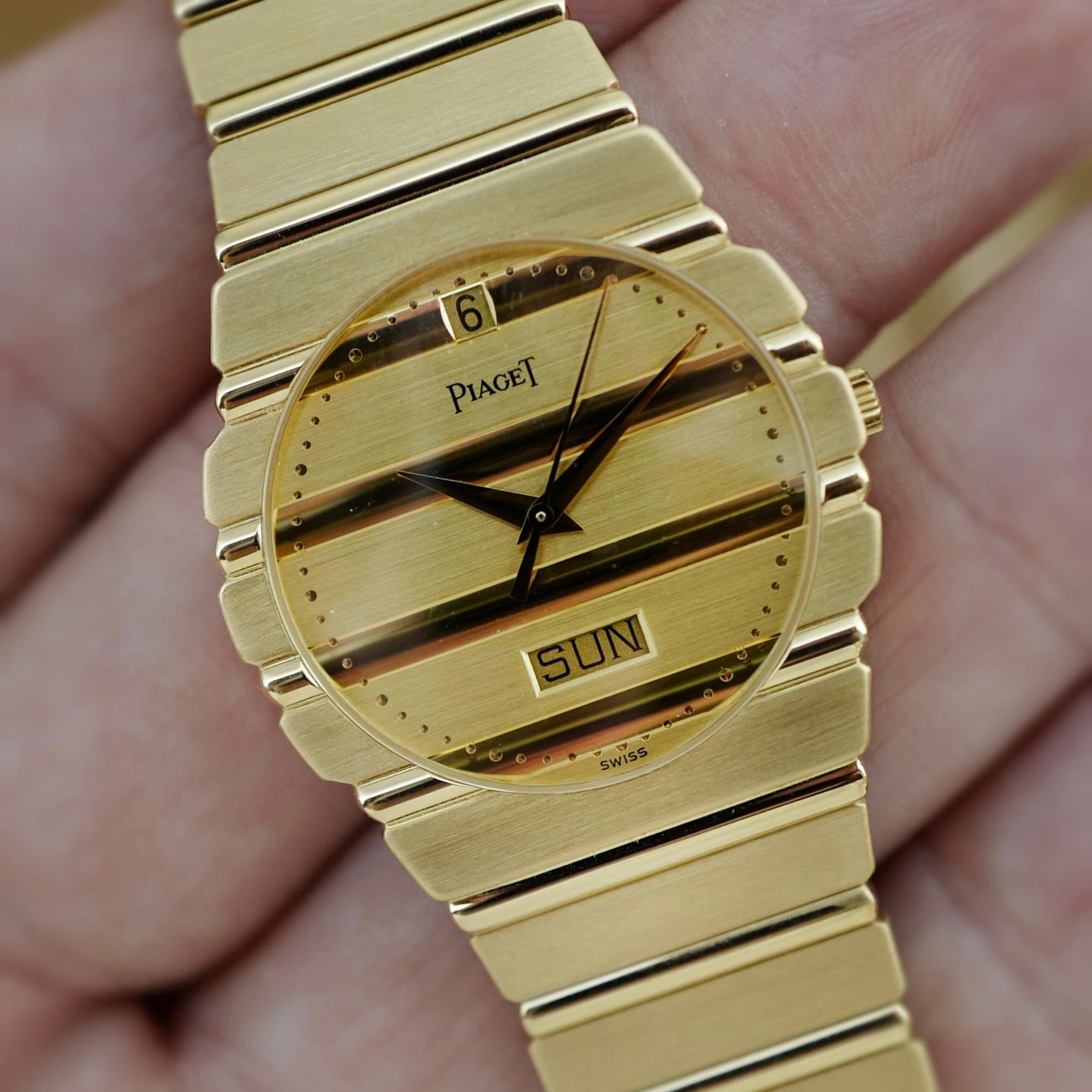 Piaget - Piaget Yellow Gold Polo Day Date Ref. 15562C701 - The Keystone Watches