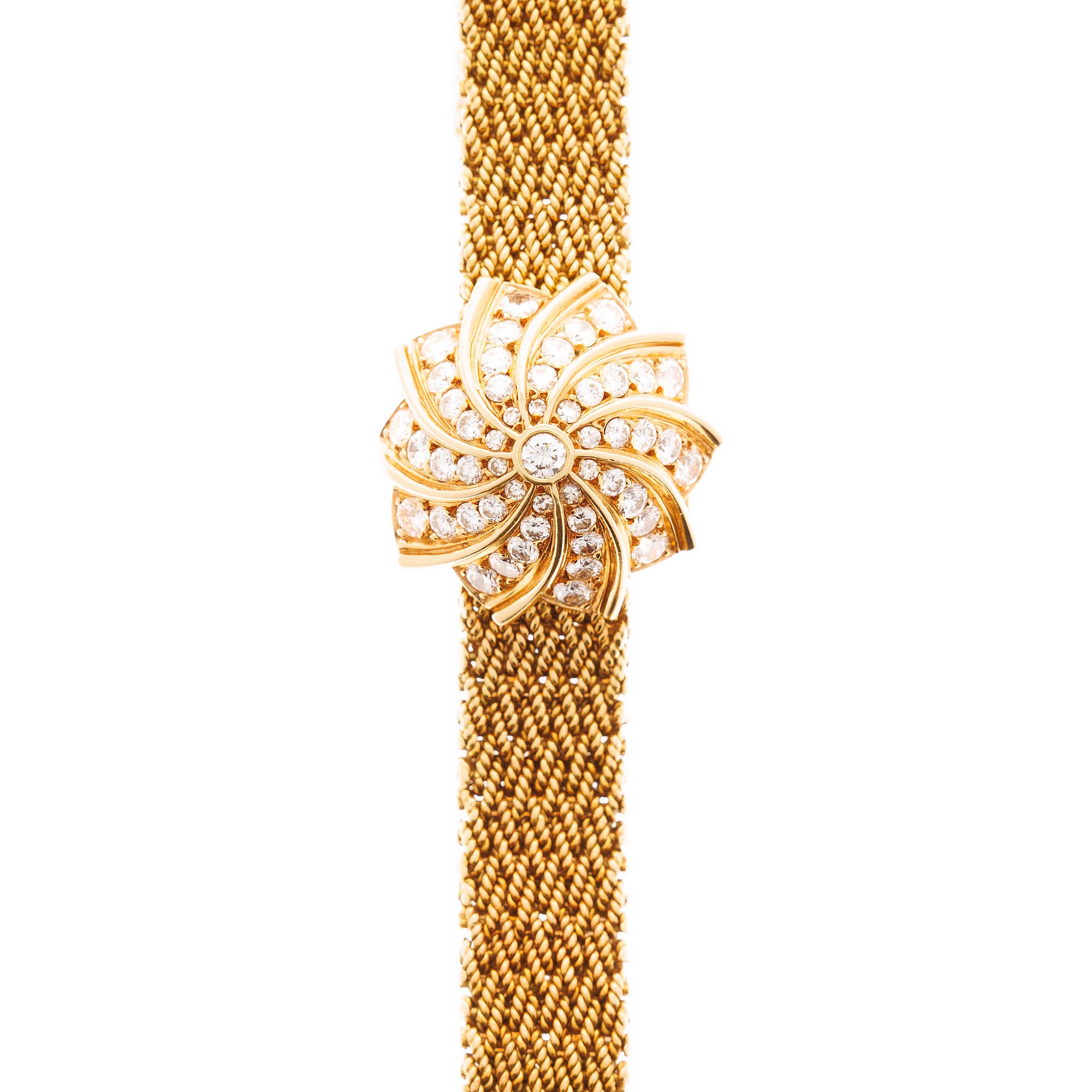 Cartier - Cartier Yellow Gold Diamond Cover Watch - The Keystone Watches