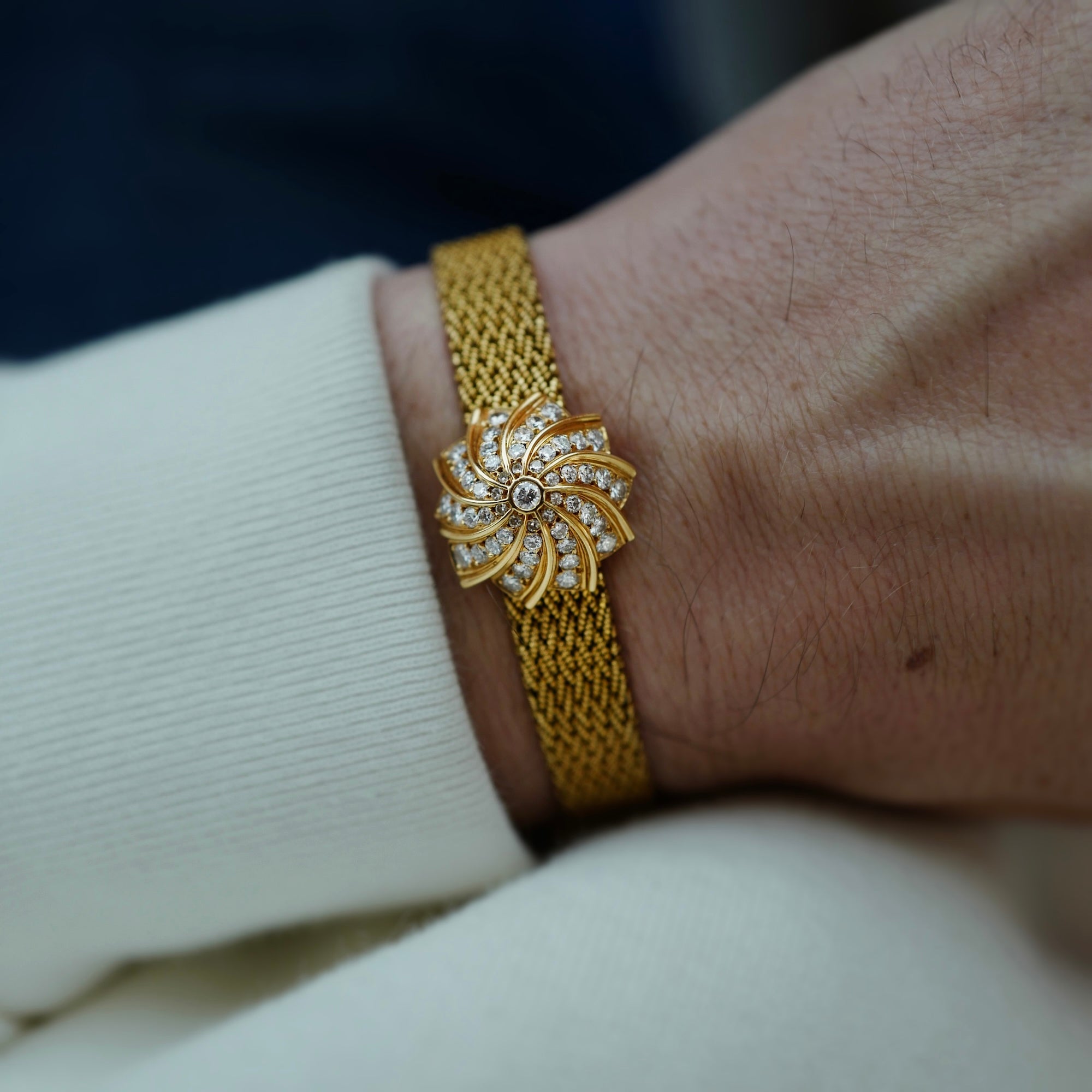 Cartier - Cartier Yellow Gold Diamond Cover Watch - The Keystone Watches