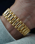 Rolex - Rolex Yellow Gold Day-Date Rare Diamond & Sapphire Dial Watch Ref. 118348 (New Arrival) - The Keystone Watches