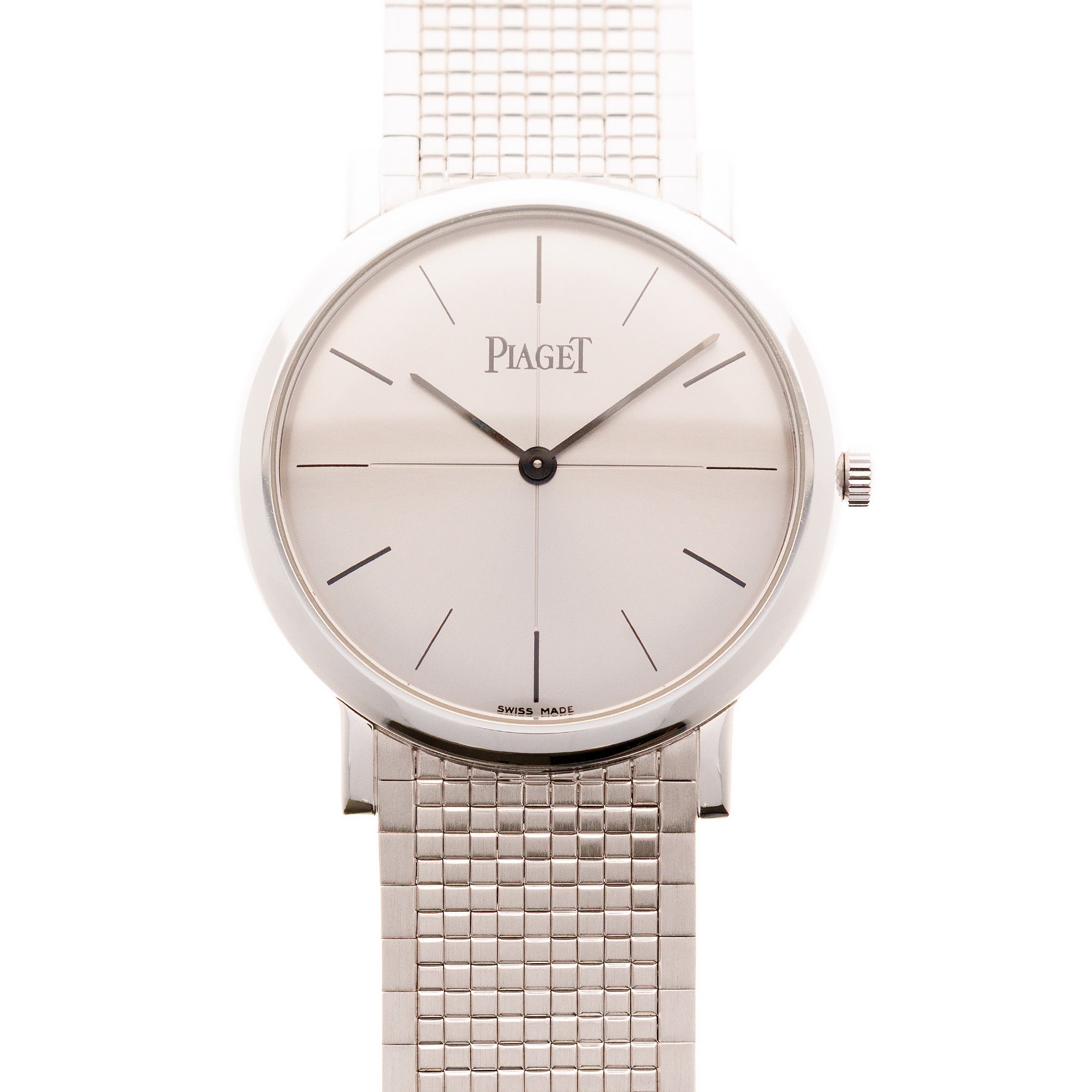 Piaget White Gold Mechanical Bracelet Watch Ref. P10178