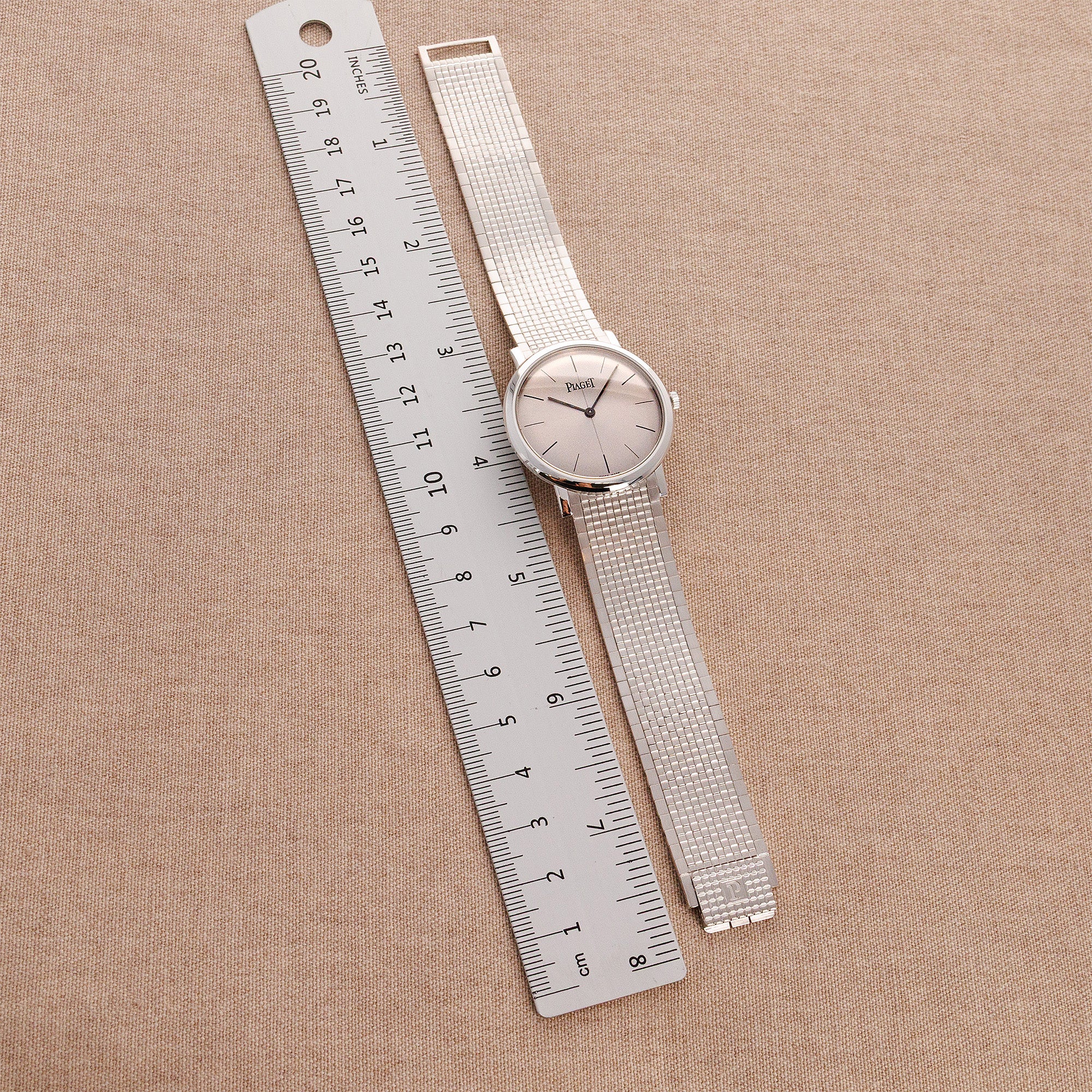 Piaget White Gold Mechanical Bracelet Watch Ref. P10178