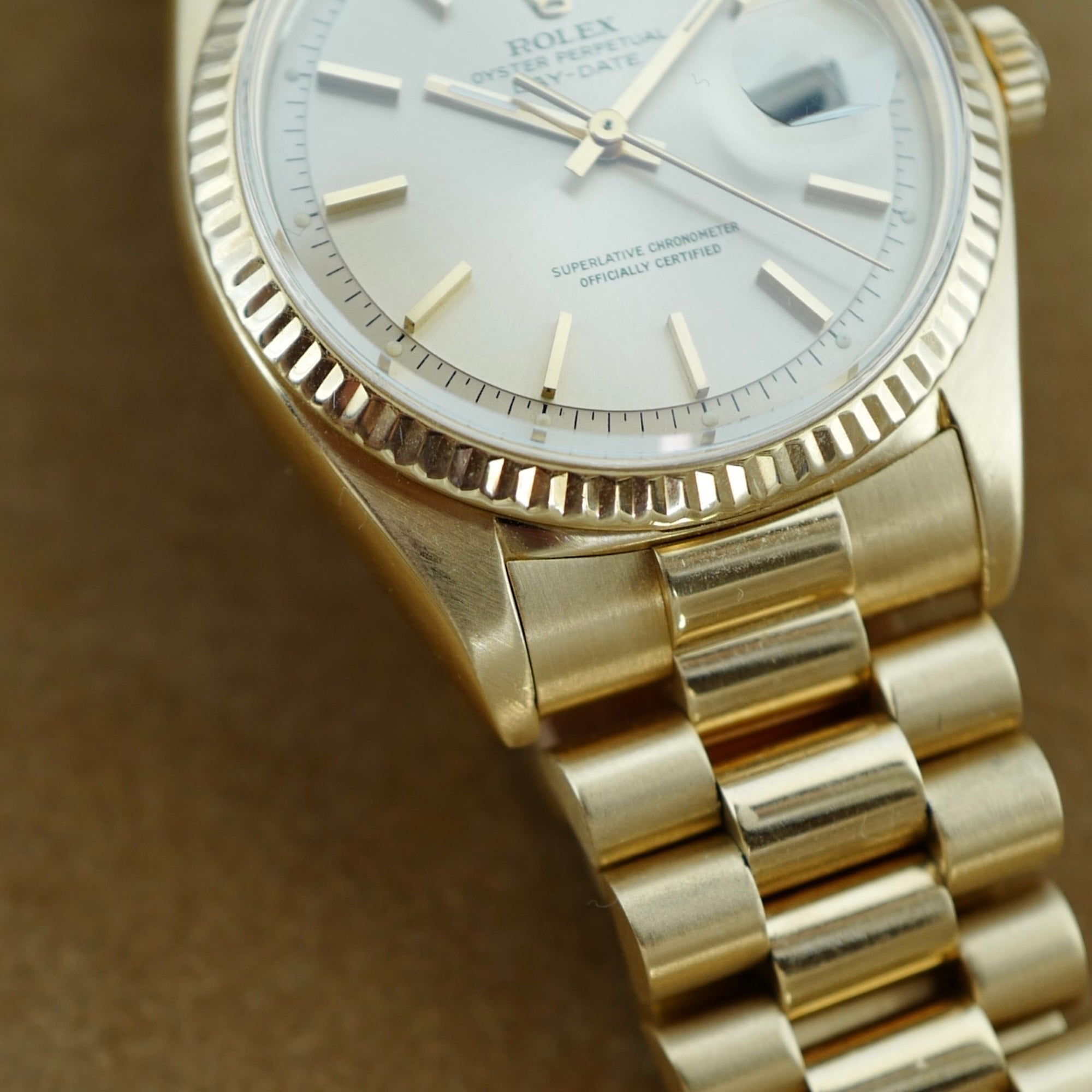 Rolex - Rolex Yellow Gold Day Date Ref. 1803 with Box and Papers - The Keystone Watches