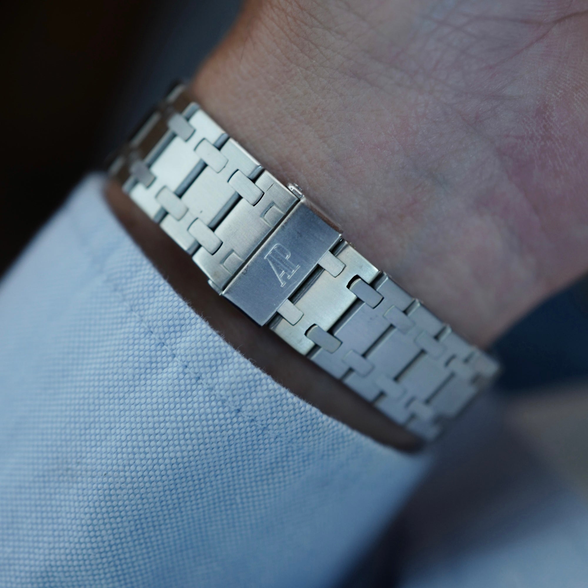 Audemars Piguet White Gold Royal Oak Watch Ref. 6005