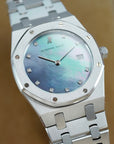Audemars Piguet Platinum Royal Oak Watch Ref. 56175 with Mother of Pearl Dial (New Arrival)