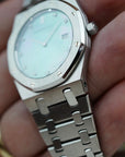 Audemars Piguet Platinum Royal Oak Watch Ref. 56175 with Mother of Pearl Dial (New Arrival)