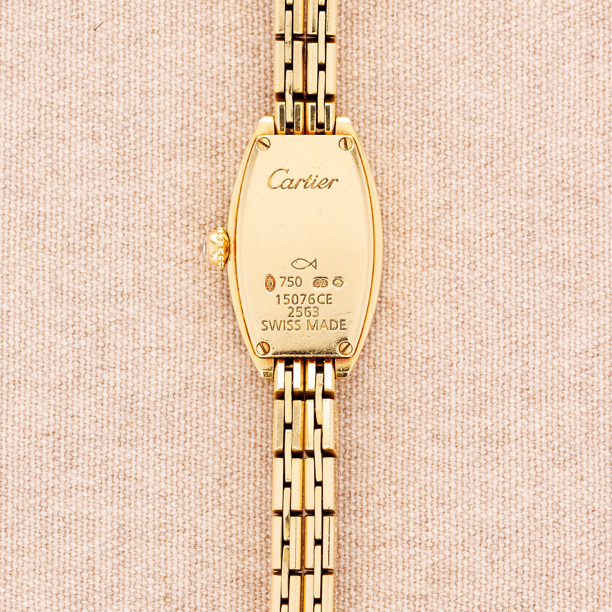 Cartier - Cartier Yellow Gold Mini Tonneau Watch Ref. 2563 - The Keystone Watches