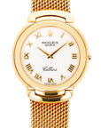 Rolex Yellow Gold Cellini wtih Mesh Band Ref. 6623/8 in New Old Stock Condition