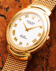 Rolex Yellow Gold Cellini wtih Mesh Band Ref. 6623/8 in New Old Stock Condition