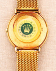 Rolex Yellow Gold Cellini wtih Mesh Band Ref. 6623/8 in New Old Stock Condition